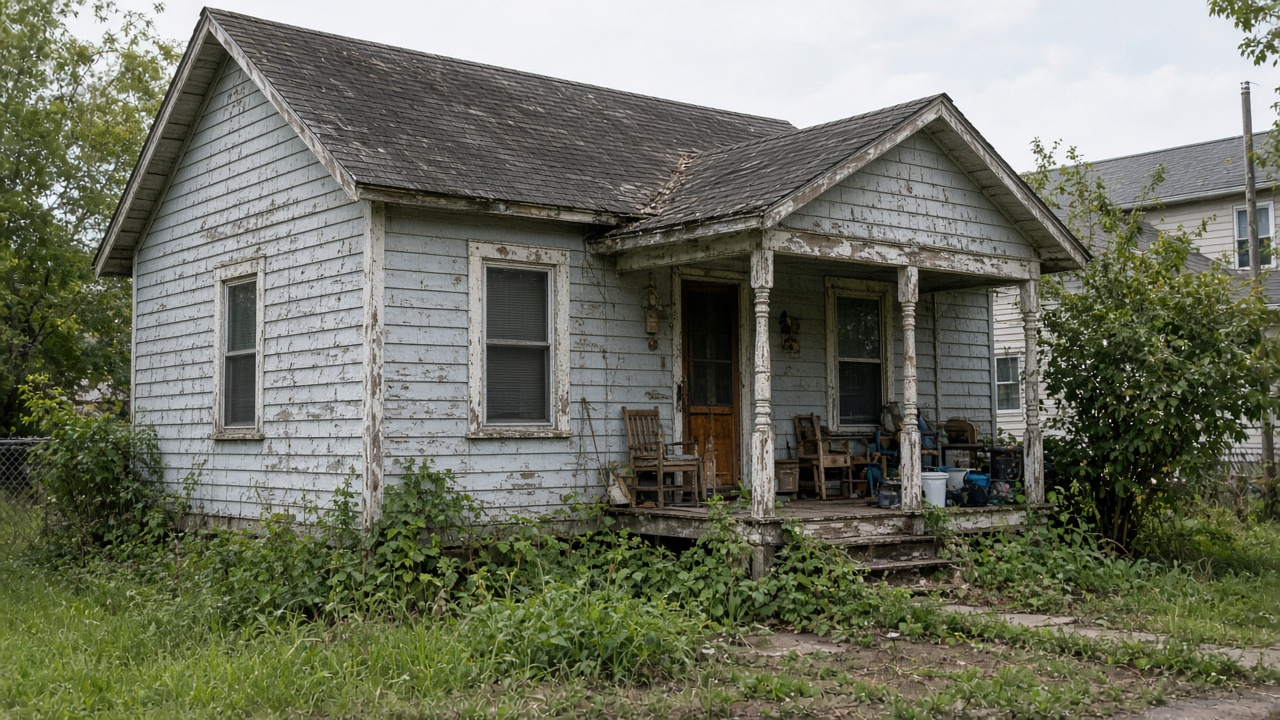 Fixer-upper house that needs work — sold as-is for cash